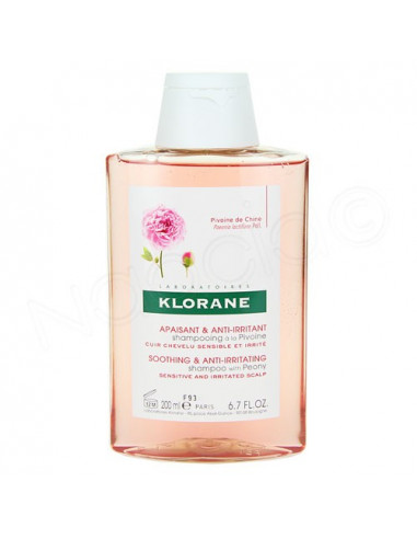 Klorane Shampooing à la Pivoine Apaisant & anti-irritant