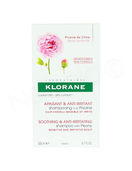 Klorane Shampooing à la Pivoine Apaisant & anti-irritant Klorane - 2
