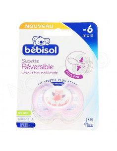 Bébisol Sucette Réversible silicone -6 mois x1 Bébisol - 1