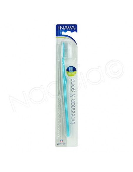 Inava Brosse à dents souples Plus capuchon. 20/100