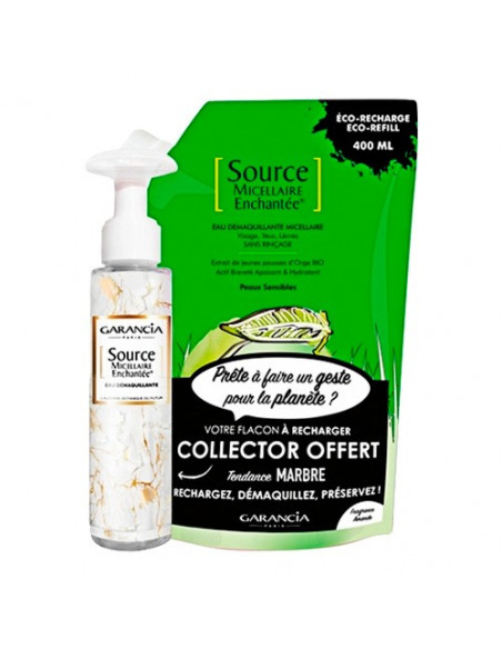 Garancia Source Micellaire Enchantée Eco-recharge 400ml + Flacon Vide 100 ml Offert Garancia - 3