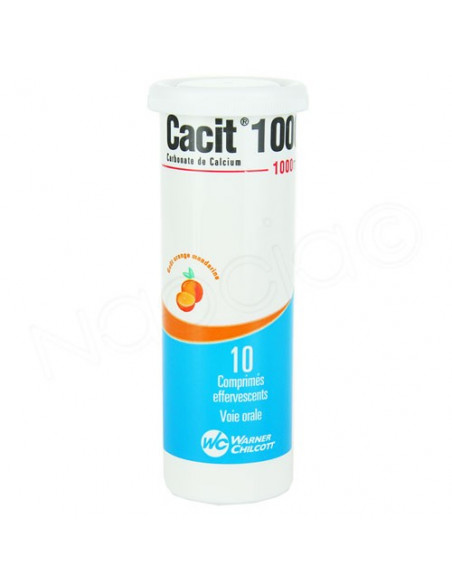 Cacit Carbonate de Calcium 1000mg