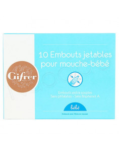 Gifrer Embouts Jetables pour Mouche Bébé - par 10 ou 20