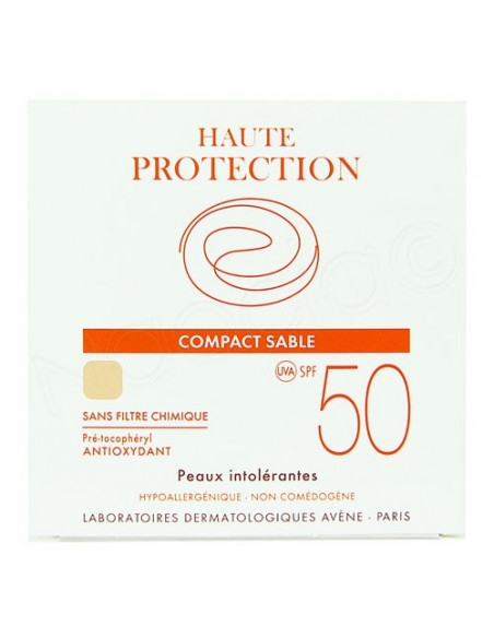 Avène Haute Protection SPF50 Compact Poudrier 10g miroir + éponge Avène - 3
