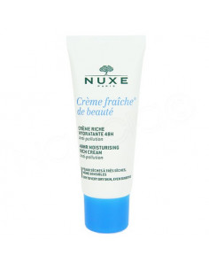 Nuxe Crème Fraiche de Beauté crème riche hydratante 48h anti-pollution peau sèche
