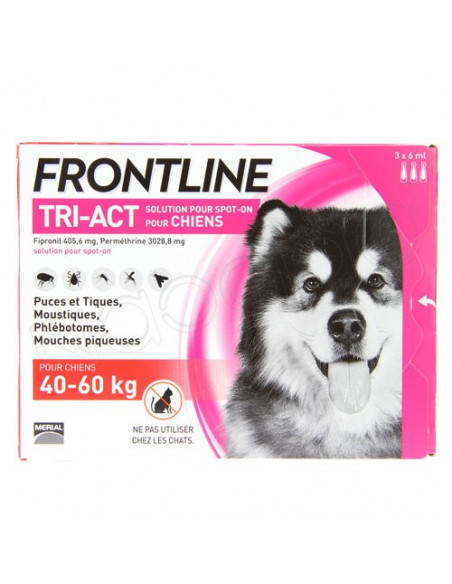 Frontline Tri-Act Chiens Pipettes  - 4