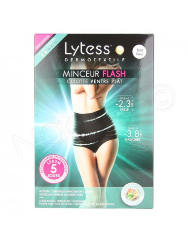 Lytess Minceur Flash Culotte Ventre Plat. Noir