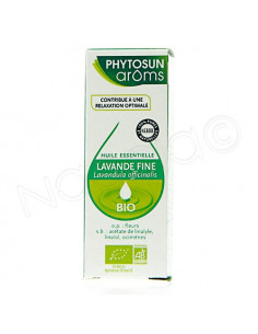 Phytosun arôms Huile Essentielle Lavande Fine Bio. 10ml - pure et naturelle/HEBBD