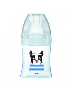 Dodie Sensation Biberon Anti-colique Verre Tétine Plate Débit 1. 150ml