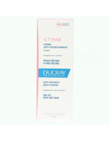 Ducray Ictyane Crème Anti-dessèchement Corps