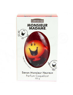 Monsieur Madame Savon parfumé avec figurine. 100g