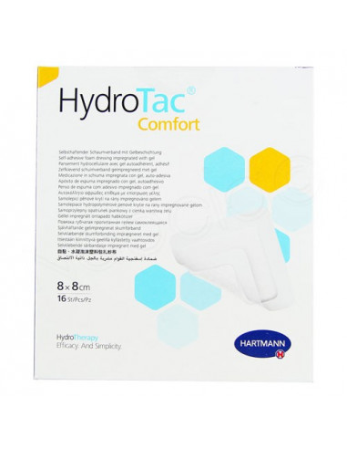 Hartmann HydroTac Comfort Pansement Hydrocellulaire avec Gel Auto-adhérent