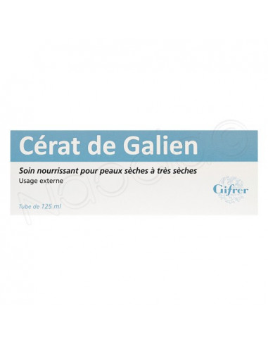 Gifrer Cérat de Galien Cold Cream. Soin Nourissant Peaux Sèches à Très Sèches