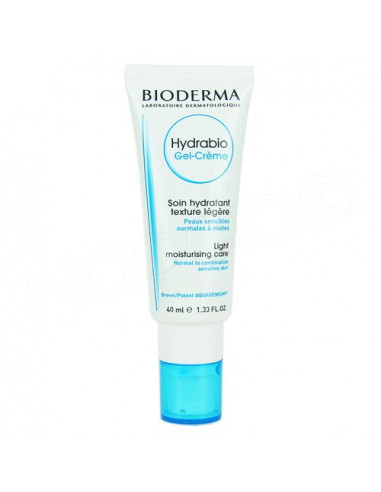 Bioderma Hydrabio Gel Crème Soin Hydratant Texture Légère Peaux Normales à Mixtes. 40ml