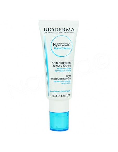 Bioderma Hydrabio Gel Crème Soin Hydratant Texture Légère Peaux Normales à Mixtes. 40ml