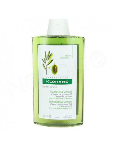 Klorane Epaisseur et Vitalité Shampooing à l'Olivier. 200ml