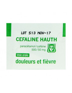 Cefaline Hauth Douleurs et Fièvre. 10 sachets poudre orale 2