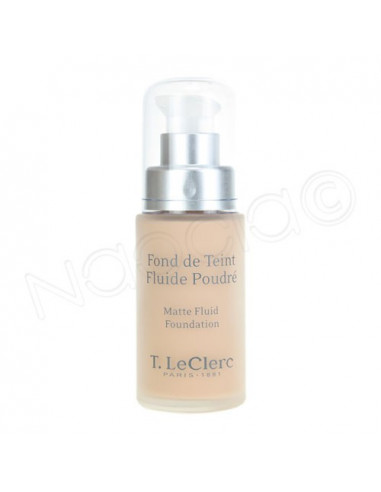 T.LeClerc Fond de teint Fluide Poudré SPF15. Flacon 30ml