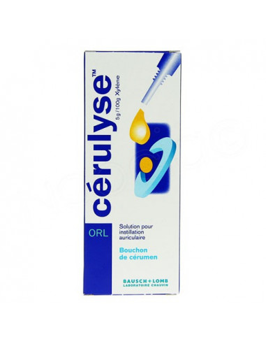 Cerulyse 5 pour cent Solution instillation auriculaire 10ml