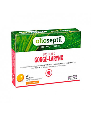 Olioseptil Gorge-Larynx. 24 Pastilles - plantes