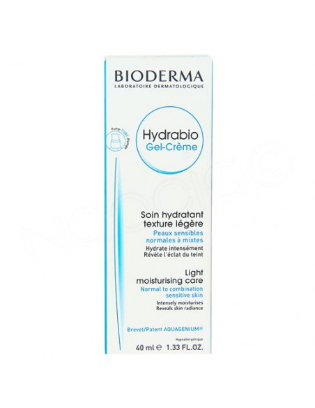 Bioderma Hydrabio Gel Crème Soin Hydratant Texture Légère 40ml Bioderma - 3