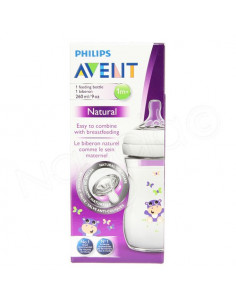 Avent Natural Biberon 260ml 1m+ Avent - 1 2