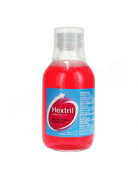HEXTRIL 0,1% bain de bouche 200ml  - 2