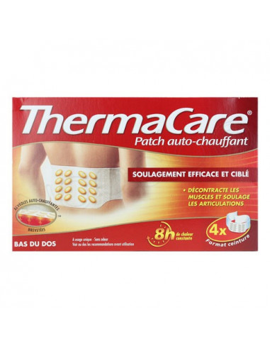 ThermaCare Patch Auto-chauffant antidouleur Bas du Dos 4 ceintures Thermacare - 1