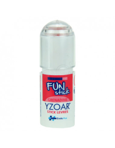 Yzoar Fun Stick Lèvres enfant 3,5g Grenadine  - 1