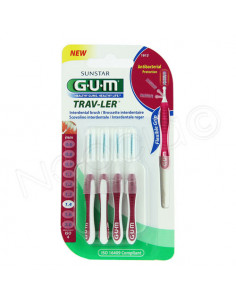 Gum Trav-Ler Brossette interdentaire x4 14mm Sunstar - 1