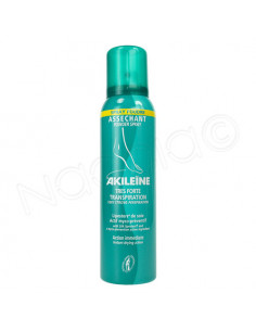 Akileïne Poudre absorbante Transpiration Pieds et Myco-préventif Spray 150ml Asepta - 1
