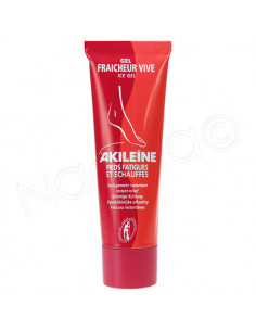 Akileïne Gel fraîcheur vive Pieds échauffés - Soins rouges Tube 50ml Asepta - 1