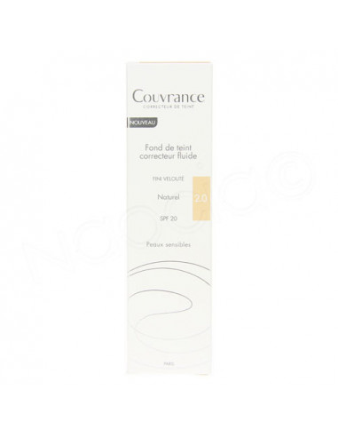 Couvrance Fond de teint Correcteur Fluide 30ml Naturel Avène - 1