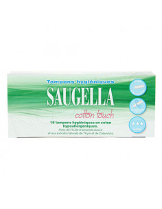 Saugella Cotton Touch x16 tampons hygiéniques Super Saugella - 1