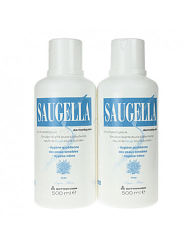 Offre spéciale SAUGELLA Dermoliquide Emulsion lavante Lot de 2x500ml Saugella - 1