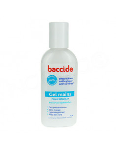 Baccide Gel Mains Hydroalcoolique peaux sensibles 75ml Cooper - 1
