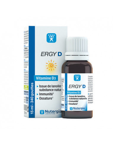 Nutergia Ergy D Vitamine D3. 15ml  - 1