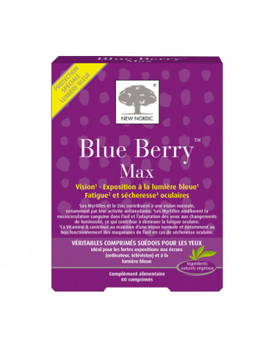 Blue Berry Max. 60 comprimés New Nordic - 1