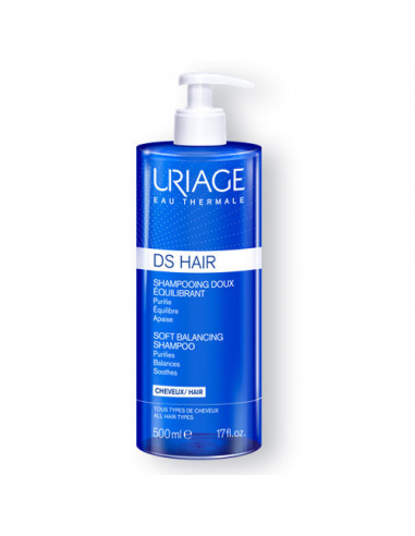 Uriage DS Hair Shampooing Doux Equilibrant. 500ml Uriage - 1