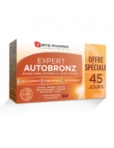 Forté Pharma Expert Autobronz. Offre spéciale 45 comprimés Forté Pharma - 1