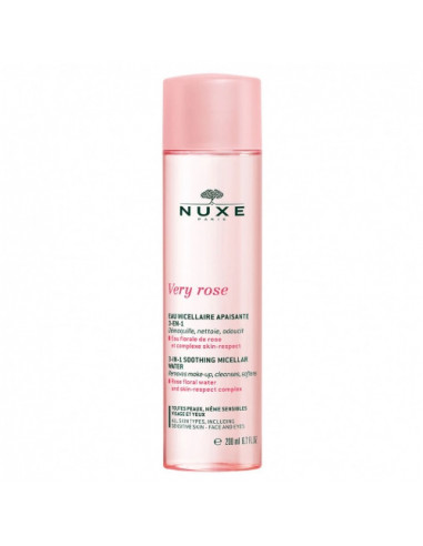 Nuxe Very Rose Eau Micellaire Apaisante 3-en-1 Toutes peaux même sensibles. 200ml Nuxe - 1