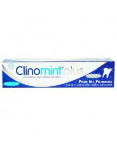 Clinomint Plus Dentifrice Menthe Forte spécial fumeurs au fluor tube 75ml 2