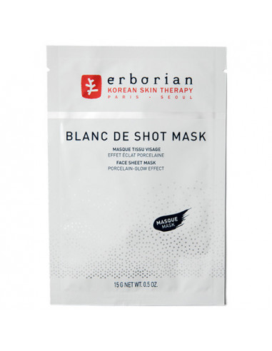 Erborian Blanc de Shot Masque Tissu Visage Eclat Porcelaine. 1x15g Erborian - 1