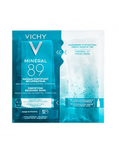 Vichy Minéral 89 Masque Fortifiant Récupérateur. x1 masque tissu Vichy - 1