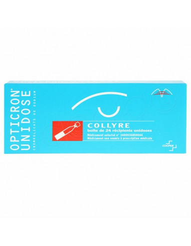 Opticron Collyre en unidose 24 Unidoses 0