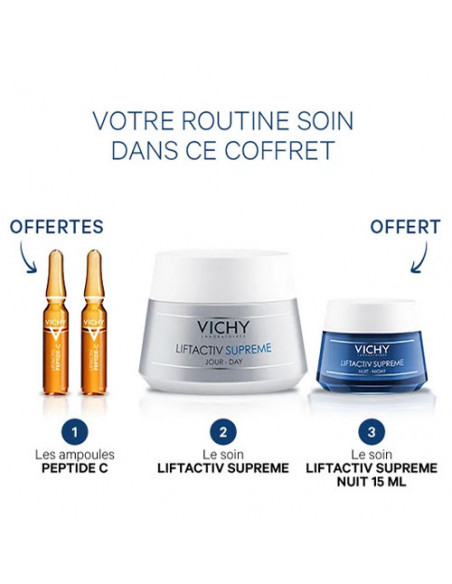 Vichy Coffret Liftactiv Suprême Crème Peau normale mixte 50ml + 2 produits OFFERTS Vichy - 2