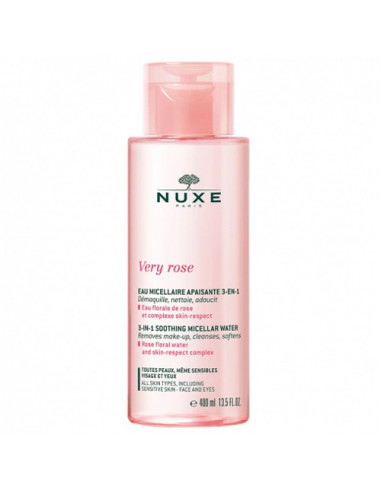 Nuxe Very Rose Eau Micellaire Apaisante 3-en-1 Toutes peaux même sensibles. 400ml Nuxe - 1