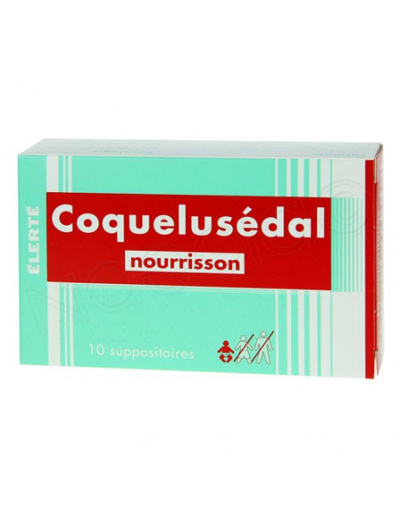 Coquelusédal Nourrisson. 10 suppositoires