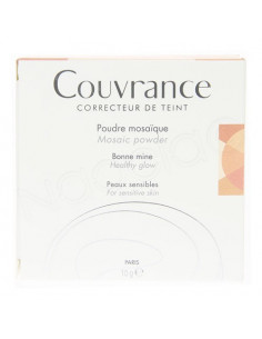 Couvrance Poudre Mosaïque Bonne Mine. Poudrier 10g 2