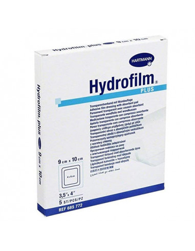 Hydrofilm Plus Pansement Transparent avec Coussin Absorbant 5 9cm x 10cm  - 1